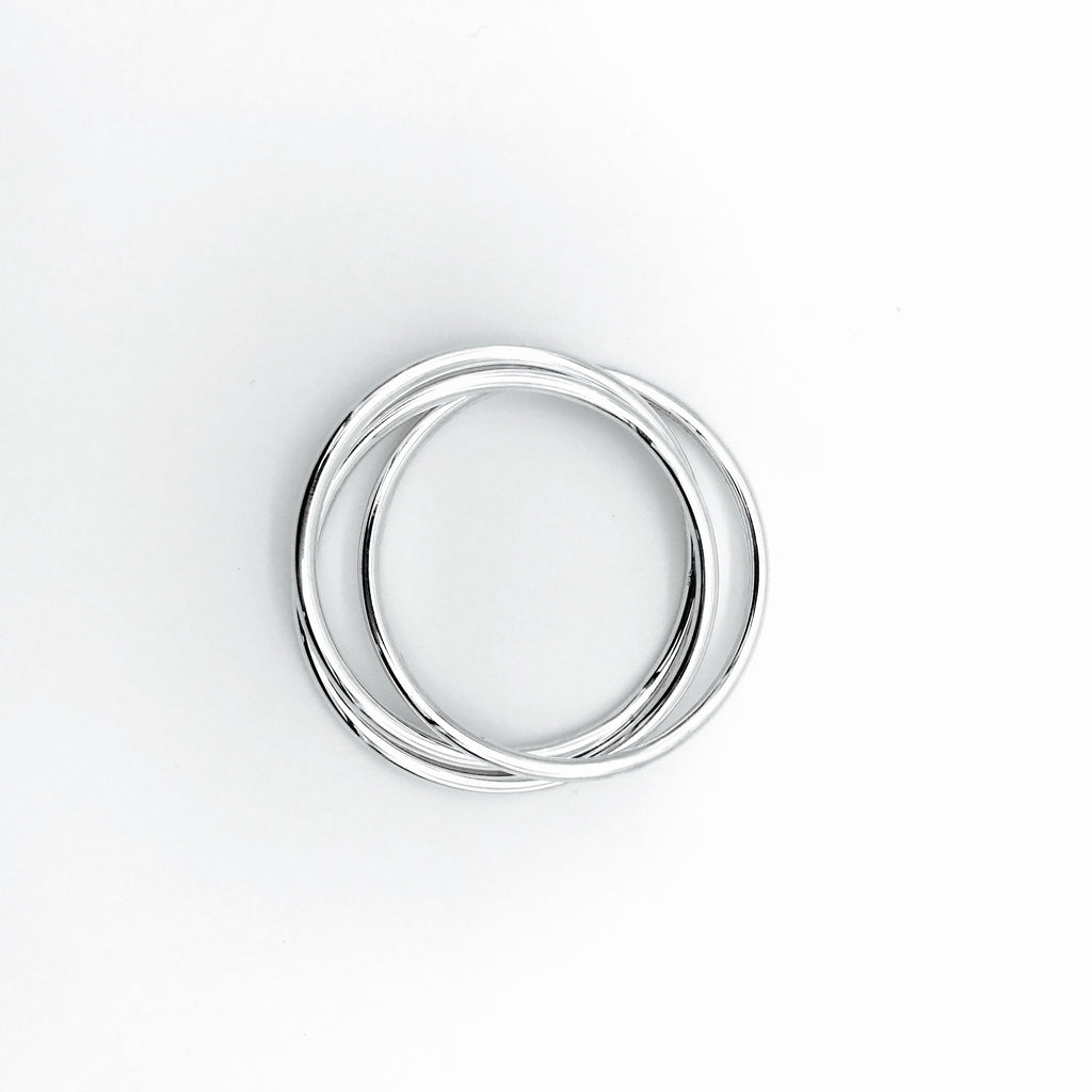 Celeste smooth Bangle- 6.5cm - KazMexico