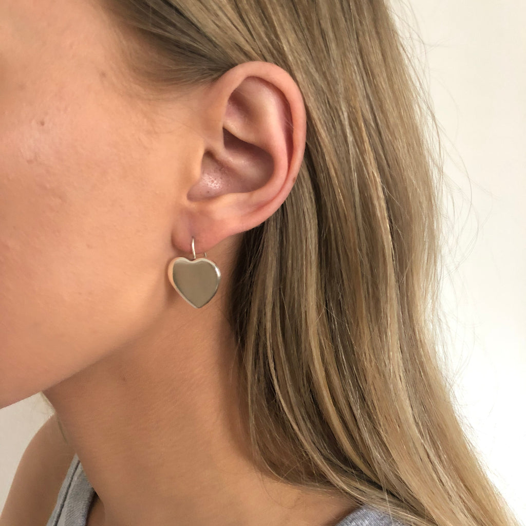 Flat out Heart Earrings - KazMexico