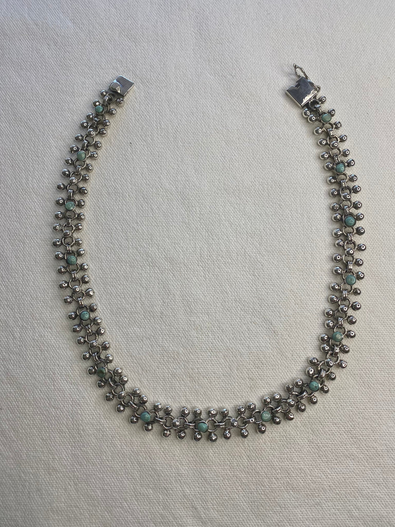 sterling silver 925, turquoise, necklace, handmade